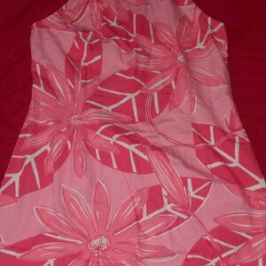 Lilly Pulitzer Halter Dress sz 6 Pink Perfect